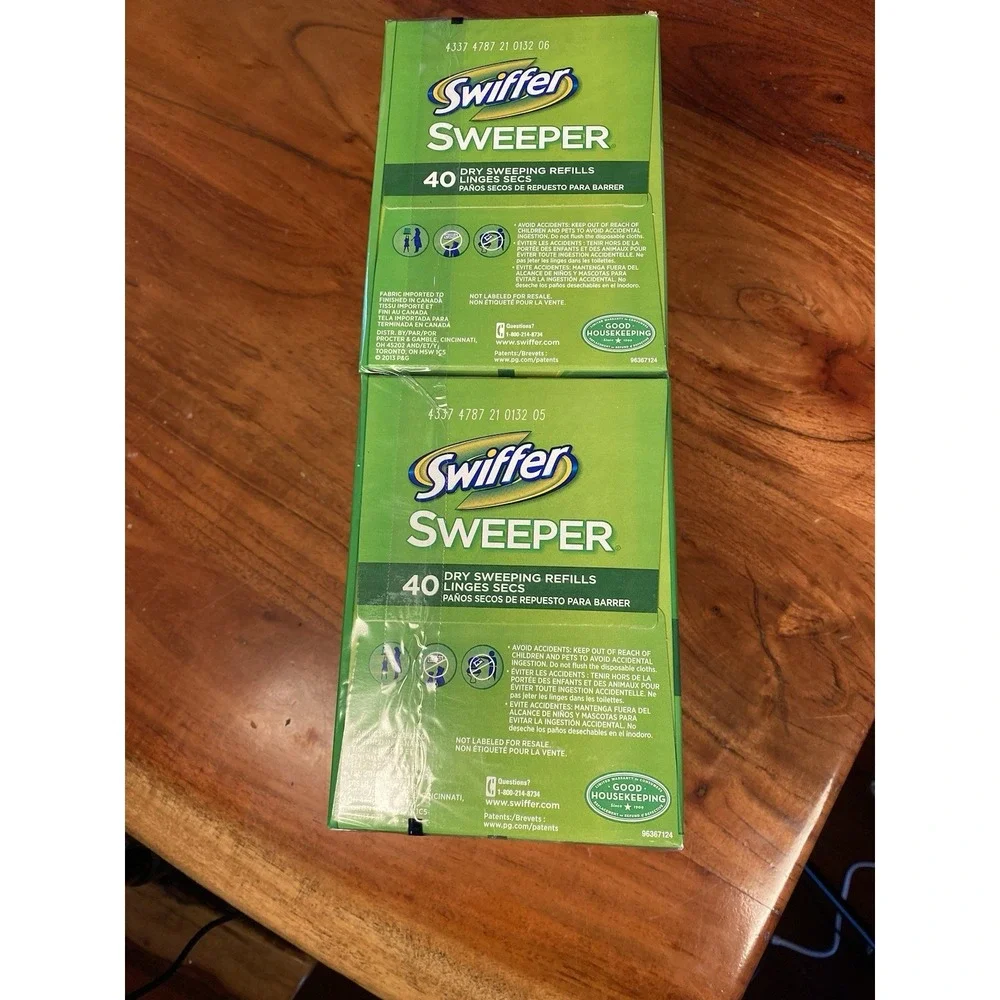 Swiffer Sweeper 80 DRY SWEEPING CLOTHS Multi‎ Surface Mop Pad Refill